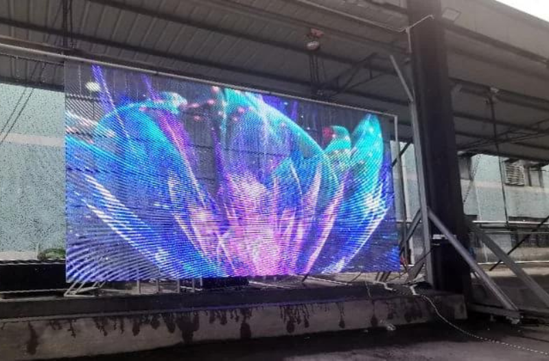 Transparent LED Visual Displays