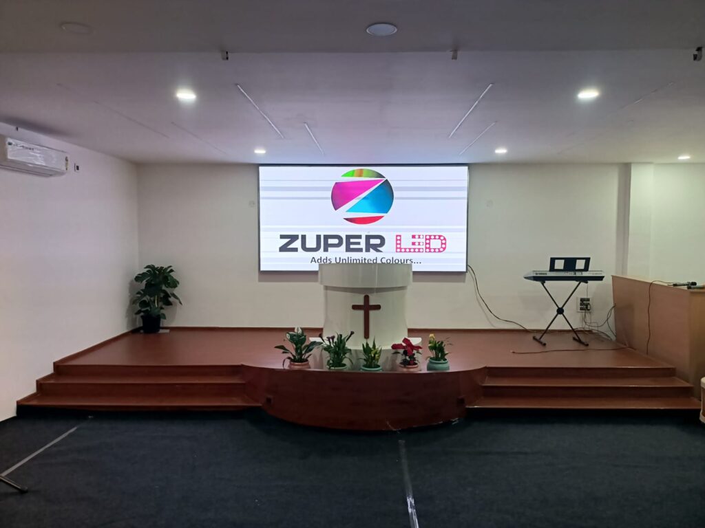Indoor LED Display for Church